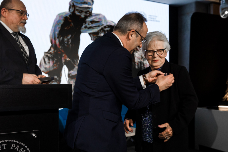The ceremony of awarding the Reipublicae Memoriae Meritum to Ada Krystyna Willenberg – 23 January 2025 Warsaw The ceremony of awarding the Reipublicae Memoriae Meritum to Ada Krystyna Willenberg – 23 January 2025 Warsaw