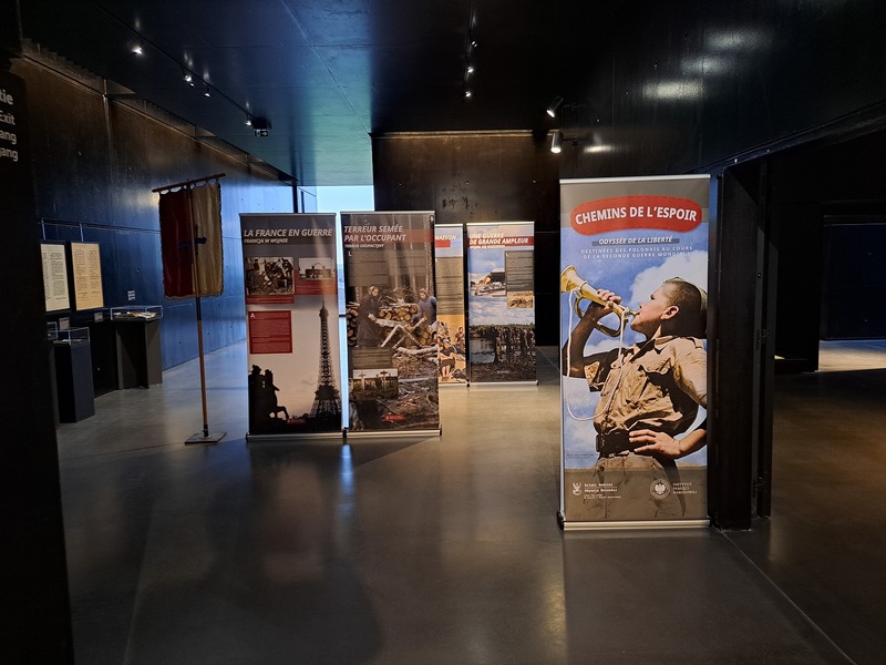 The opening of the IPN "Trails of Hope. The Odyssey of Freedom" exhibition in Souchez - Lens - France, 7 February 2025