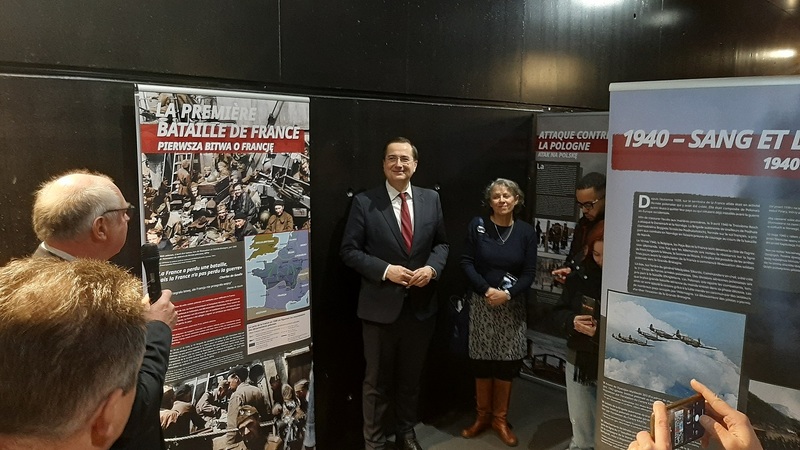 The opening of the IPN "Trails of Hope. The Odyssey of Freedom" exhibition in Souchez - Lens - France, 7 February 2025