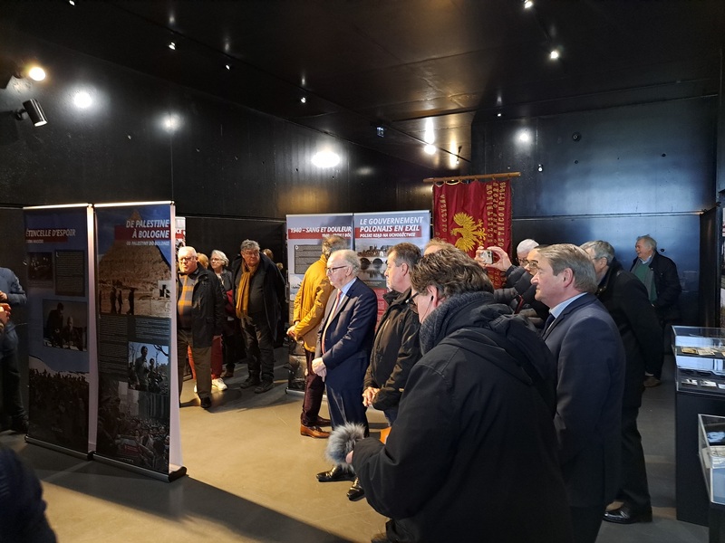 The opening of the IPN "Trails of Hope. The Odyssey of Freedom" exhibition in Souchez - Lens - France, 7 February 2025
