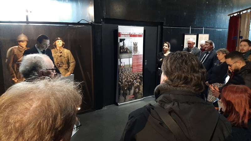 The opening of the IPN "Trails of Hope. The Odyssey of Freedom" exhibition in Souchez - Lens - France, 7 February 2025