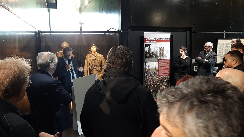 The opening of the IPN "Trails of Hope. The Odyssey of Freedom" exhibition in Souchez - Lens - France, 7 February 2025
