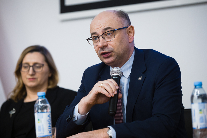 A visit of Ukrainian media representatives in the Archive of the Institute of National Remembrance, 19 March 2025; photo: S. Kasper (IPN) A visit of Ukrainian media representatives in the Archive of the Institute of National Remembrance, 19 March 2025; photo: S. Kasper (IPN)