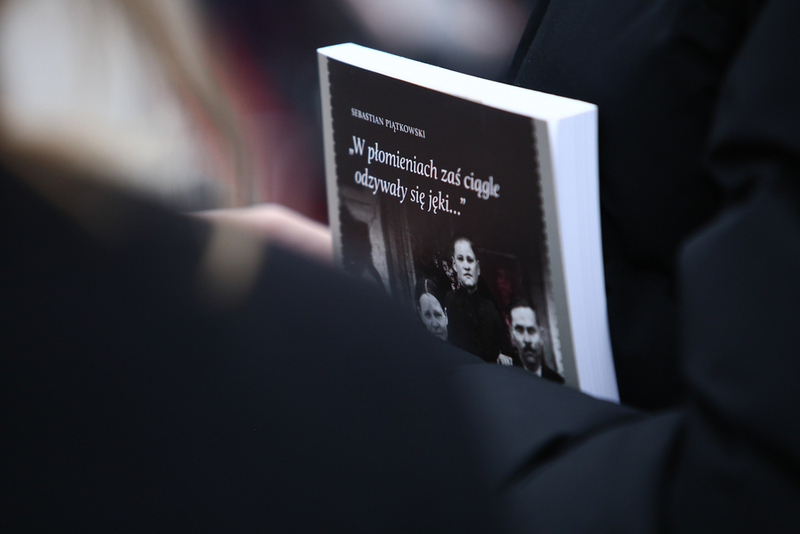 The official unveiling of a new memorial in the town of Ciepielów, southeast of Radom