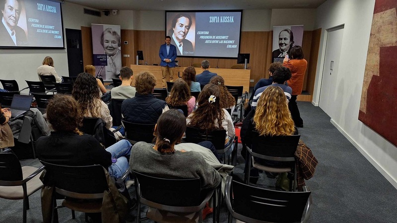 The presentation of the IPN exhibition on Zofia Kossak- Szczucka in Spain