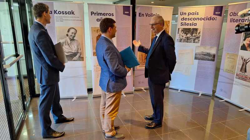 The presentation of the IPN exhibition on Zofia Kossak- Szczucka in Spain