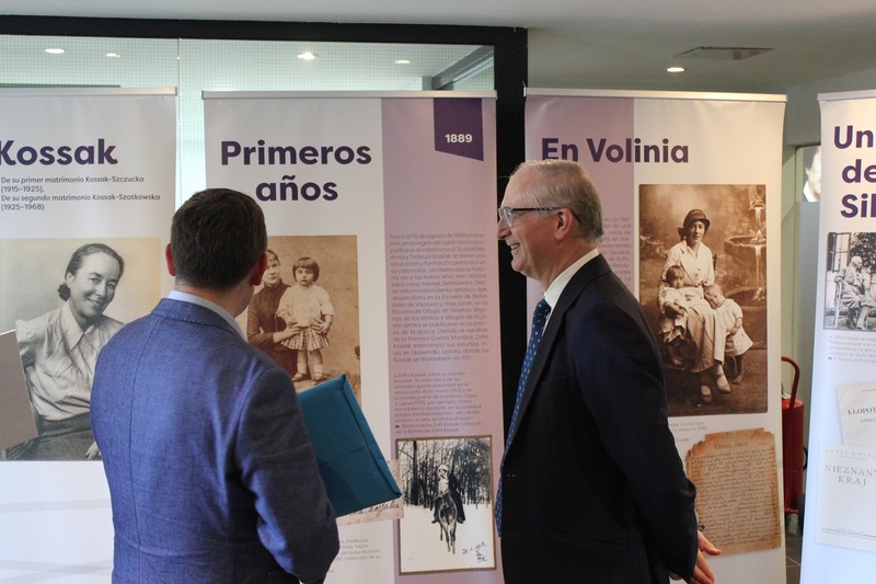 The presentation of the IPN exhibition on Zofia Kossak- Szczucka in Spain