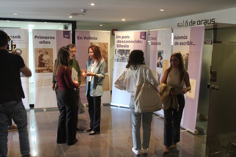 The presentation of the IPN exhibition on Zofia Kossak- Szczucka in Spain