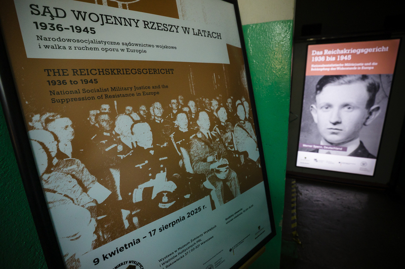 The official opening of the “Reich Military Court 1936-1945. The National Socialist Military Judiciary System and the Fight against the Resistance Movement in Europe” exhibition – Warsaw, 9 April 2025 The official opening of the “Reich Military Court 1936-1945. The National Socialist Military Judiciary System and the Fight against the Resistance Movement in Europe” exhibition – Warsaw, 9 April 2025