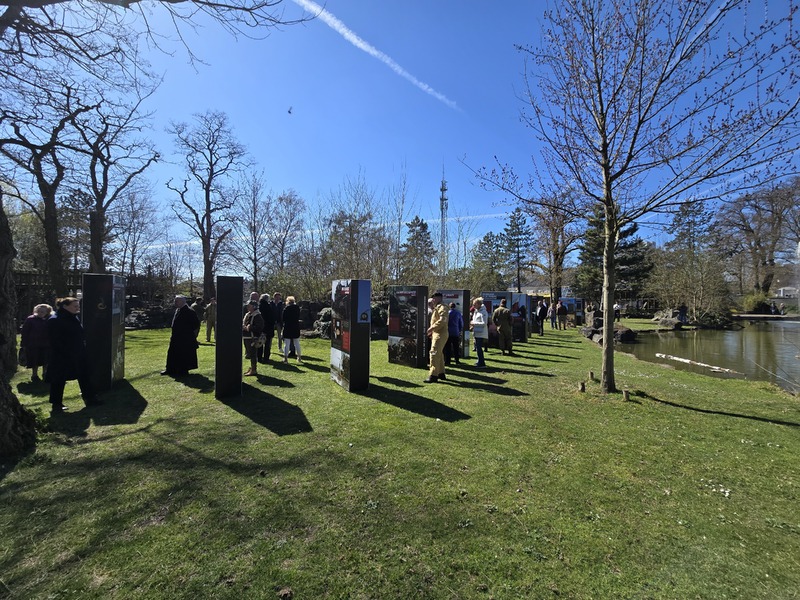 The opening of the “Trails of Hope. The Odyssey of Freedom” exhibition in Emmen in the Netherlands, 8 April 2025