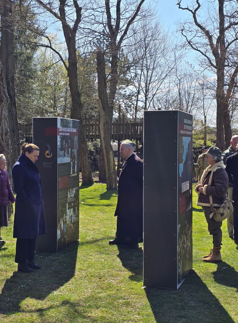 The opening of the “Trails of Hope. The Odyssey of Freedom” exhibition in Emmen in the Netherlands, 8 April 2025