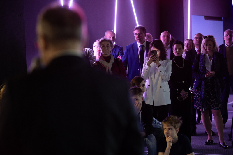 Opening of the latest educational project of the IPN New Technology Division at the Central History Point in Warsaw, 14 April 2025; photo: S. Kasper (IPN)
