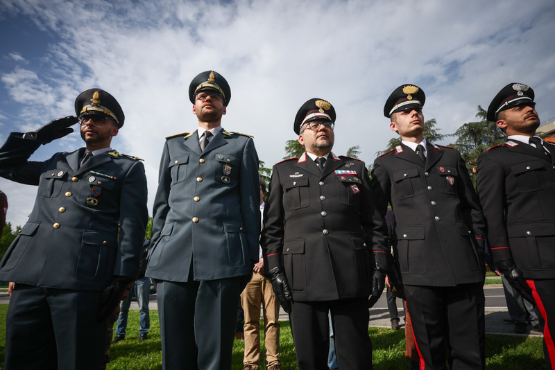 IPN representatives take part in the official commemoration of the 80th anniversary of the liberation of Bologna, Italy, 23 April 2025