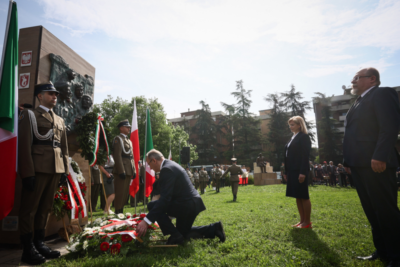 IPN representatives take part in the official commemoration of the 80th anniversary of the liberation of Bologna, Italy, 23 April 2025