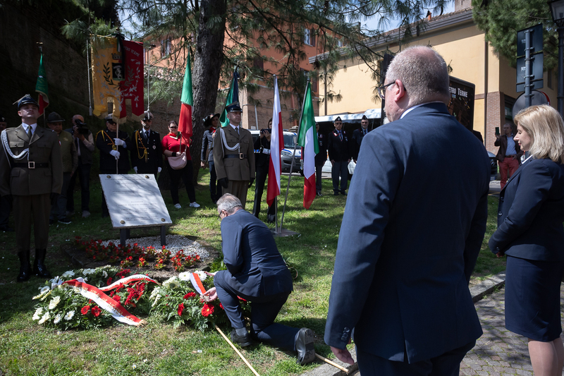 IPN representatives take part in the official commemoration of the 80th anniversary of the liberation of Bologna, Italy, 23 April 2025