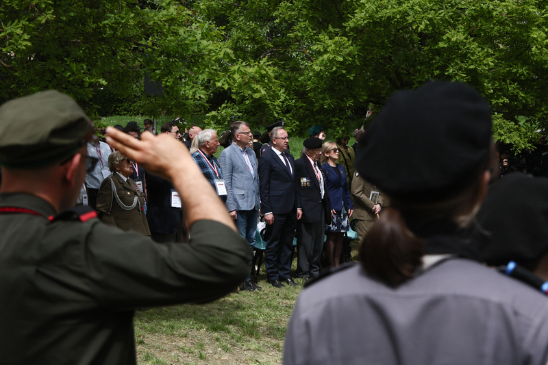 IPN representatives take part in the official commemoration of the 80th anniversary of the liberation of Bologna, Italy, 23 April 2025