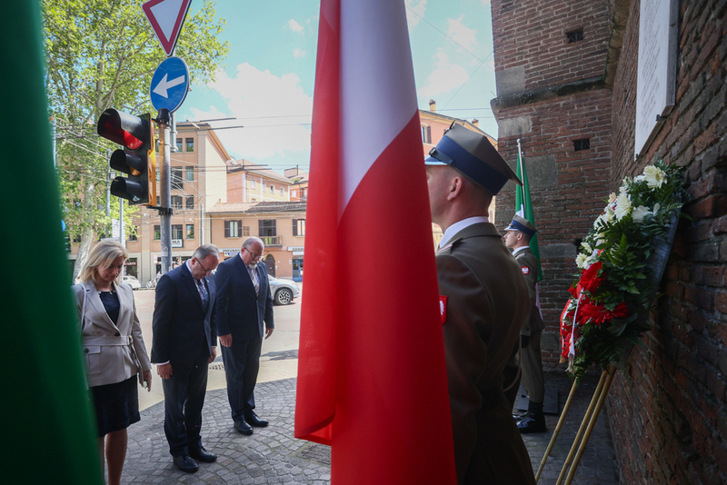 The commemoration of Polish servicemen who liberated the Bologna region from the Germans eighty years ago. Photo: Sławek Kasper (IPN)