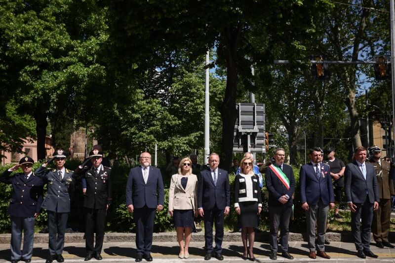 The commemoration of Polish servicemen who liberated the Bologna region from the Germans eighty years ago. Photo: Sławek Kasper (IPN)