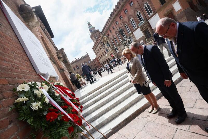 The commemoration of Polish servicemen who liberated the Bologna region from the Germans eighty years ago. Photo: Sławek Kasper (IPN)