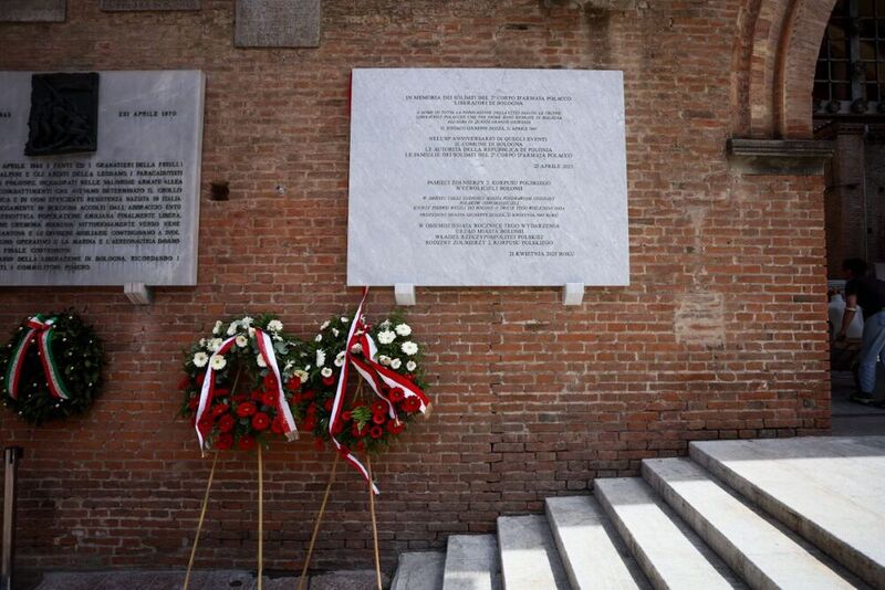 The commemoration of Polish servicemen who liberated the Bologna region from the Germans eighty years ago. Photo: Sławek Kasper (IPN)