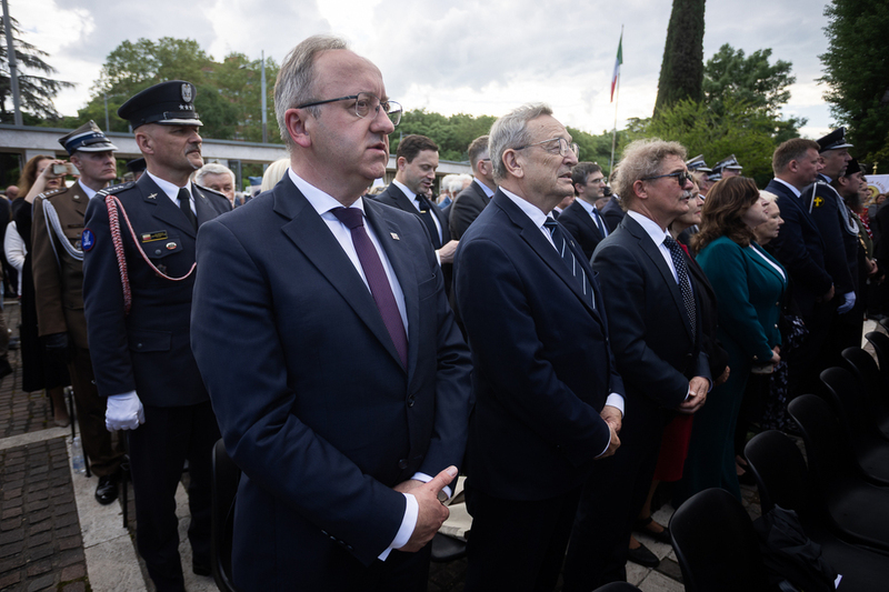 The commemoration of Polish servicemen who liberated the Bologna region from the Germans eighty years ago. Photo: Sławek Kasper (IPN)