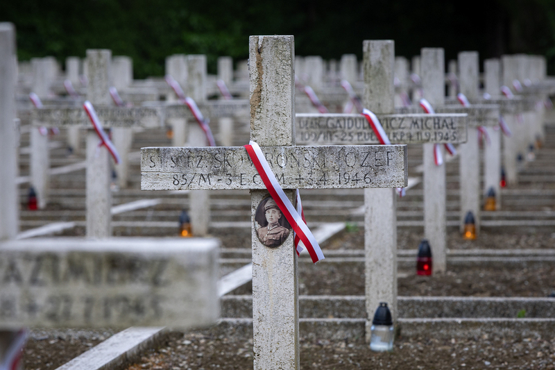 The commemoration of Polish servicemen who liberated the Bologna region from the Germans eighty years ago. Photo: Sławek Kasper (IPN)