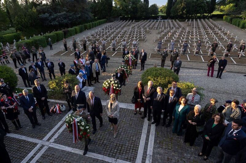 The commemoration of Polish servicemen who liberated the Bologna region from the Germans eighty years ago. Photo: Sławek Kasper (IPN)