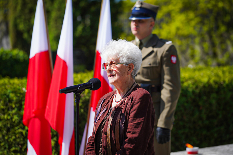 Ceremonies on the 80th anniversary of the liberation of prisoners of German concentration camps, Warsaw - 28 April 2025; photo: M. Niegowski (IPN)