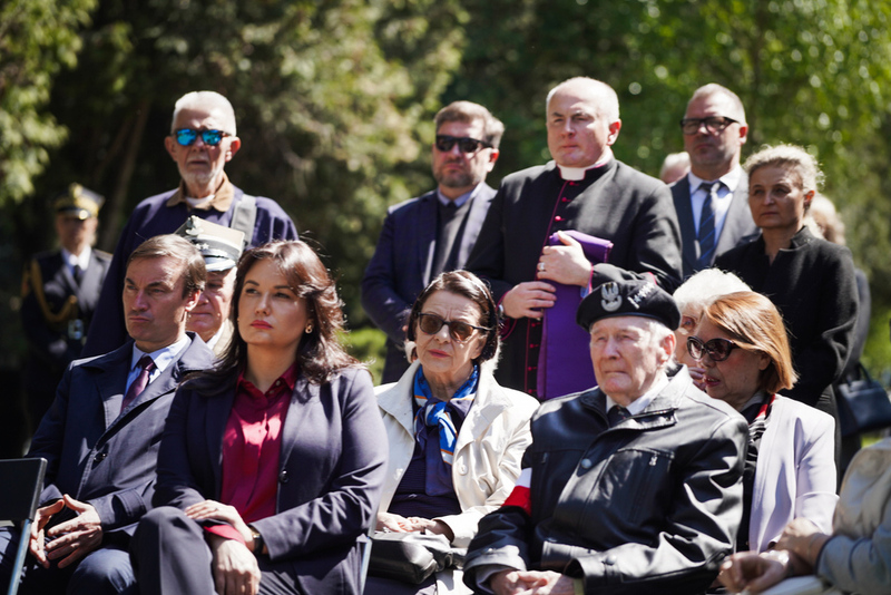 Ceremonies on the 80th anniversary of the liberation of prisoners of German concentration camps, Warsaw - 28 April 2025; photo: M. Niegowski (IPN)