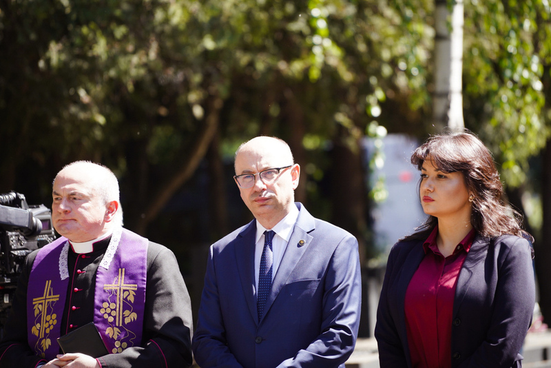 Ceremonies on the 80th anniversary of the liberation of prisoners of German concentration camps, Warsaw - 28 April 2025; photo: M. Niegowski (IPN)