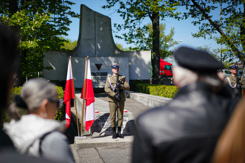 Ceremonies on the 80th anniversary of the liberation of prisoners of German concentration camps, Warsaw - 28 April 2025; photo: M. Niegowski (IPN)