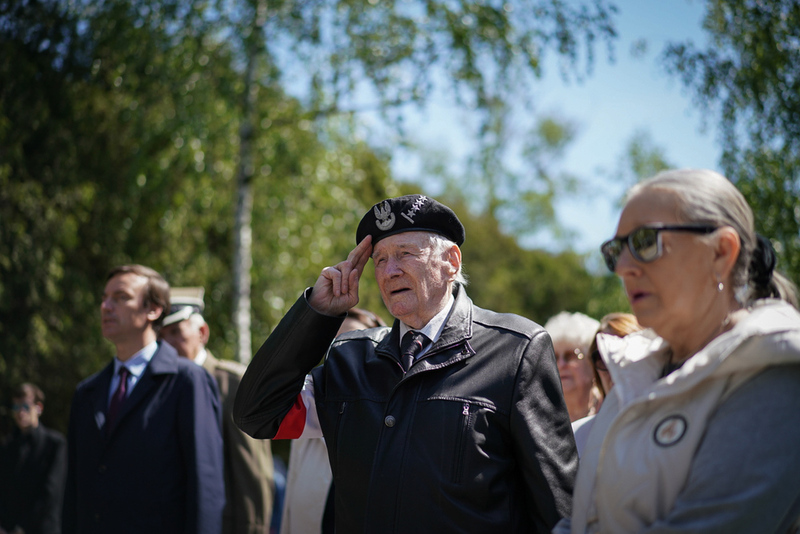 Ceremonies on the 80th anniversary of the liberation of prisoners of German concentration camps, Warsaw - 28 April 2025; photo: M. Niegowski (IPN)