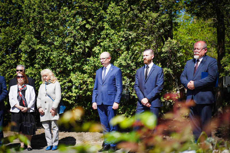 Ceremonies on the 80th anniversary of the liberation of prisoners of German concentration camps, Warsaw - 28 April 2025; photo: M. Niegowski (IPN)