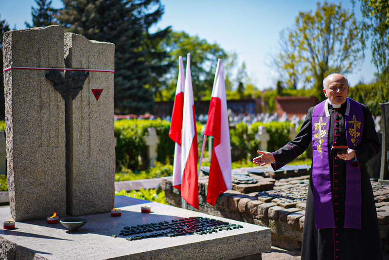 Ceremonies on the 80th anniversary of the liberation of prisoners of German concentration camps, Warsaw - 28 April 2025; photo: M. Niegowski (IPN)