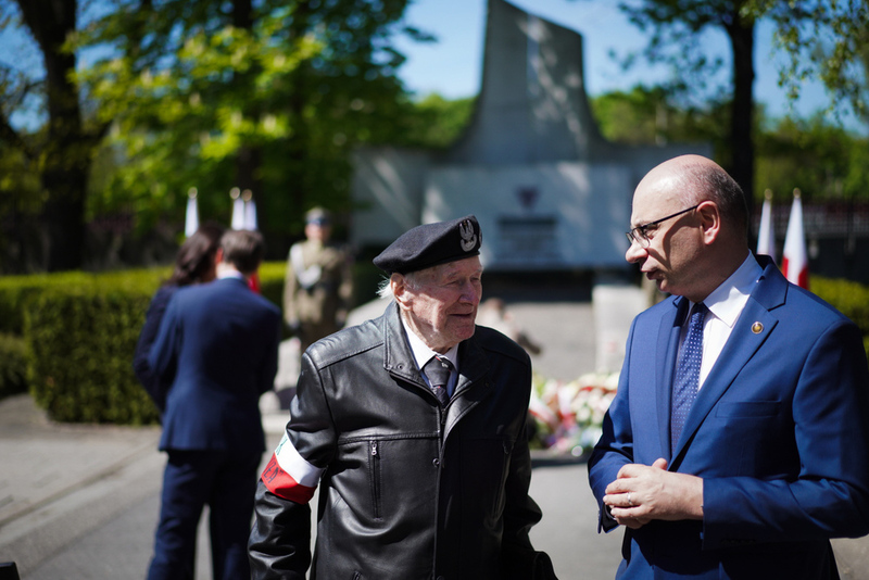 Ceremonies on the 80th anniversary of the liberation of prisoners of German concentration camps, Warsaw - 28 April 2025; photo: M. Niegowski (IPN)
