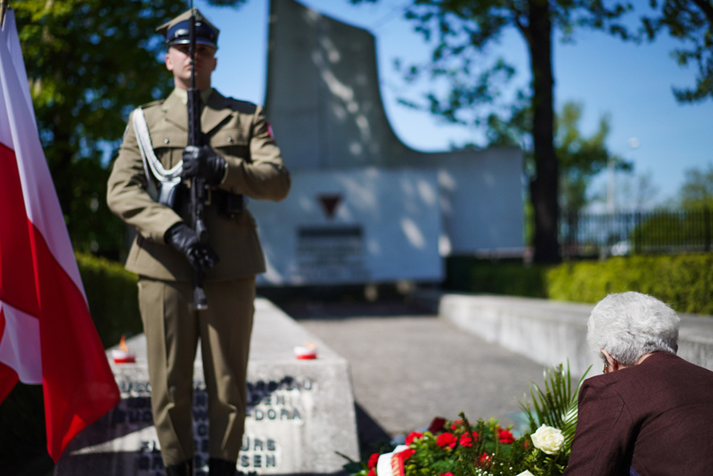 Ceremonies on the 80th anniversary of the liberation of prisoners of German concentration camps, Warsaw - 28 April 2025; photo: M. Niegowski (IPN)