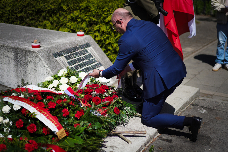 Ceremonies on the 80th anniversary of the liberation of prisoners of German concentration camps, Warsaw - 28 April 2025; photo: M. Niegowski (IPN)