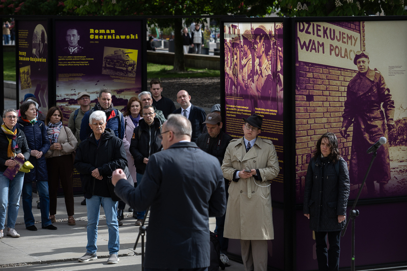 Opening of the IPN "Unconquered" outdoor exhibition, Warsaw 7 May 2025; photo: S. Kasper (IPN)