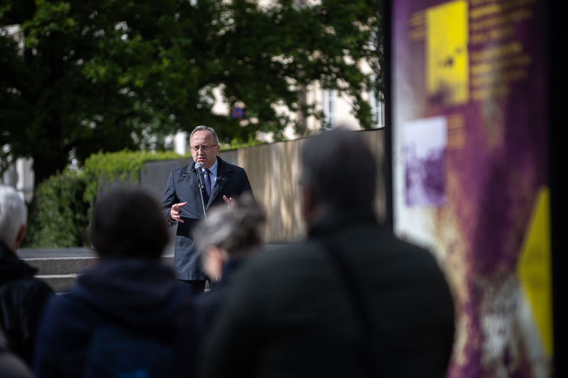 Opening of the IPN "Unconquered" outdoor exhibition, Warsaw 7 May 2025; photo: S. Kasper (IPN)