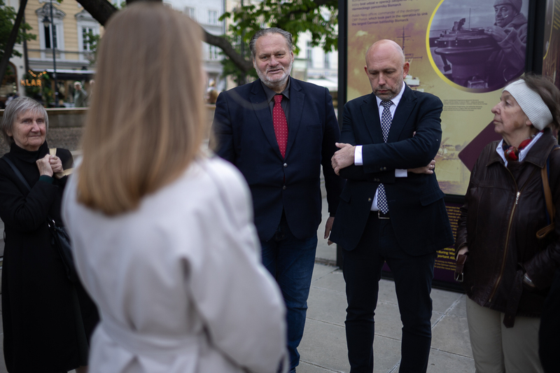 Opening of the IPN "Unconquered" outdoor exhibition, Warsaw 7 May 2025; photo: S. Kasper (IPN)