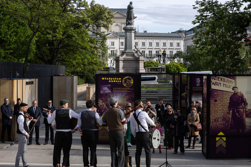 Opening of the IPN "Unconquered" outdoor exhibition, Warsaw 7 May 2025; photo: S. Kasper (IPN)