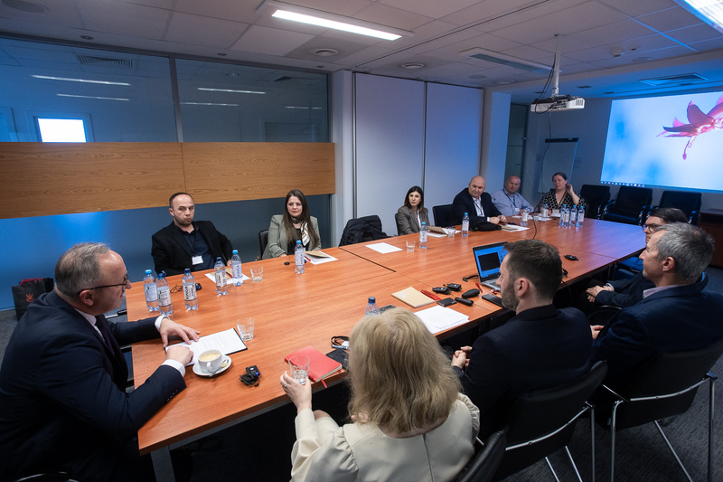 Albanian delegation's study visit at the IPN, 13-14 May 2025; photo: S. Kasper (IPN)