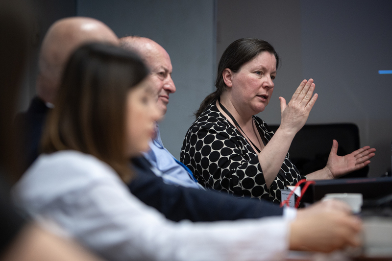 Albanian delegation's study visit at the IPN, 13-14 May 2025; photo: S. Kasper (IPN)