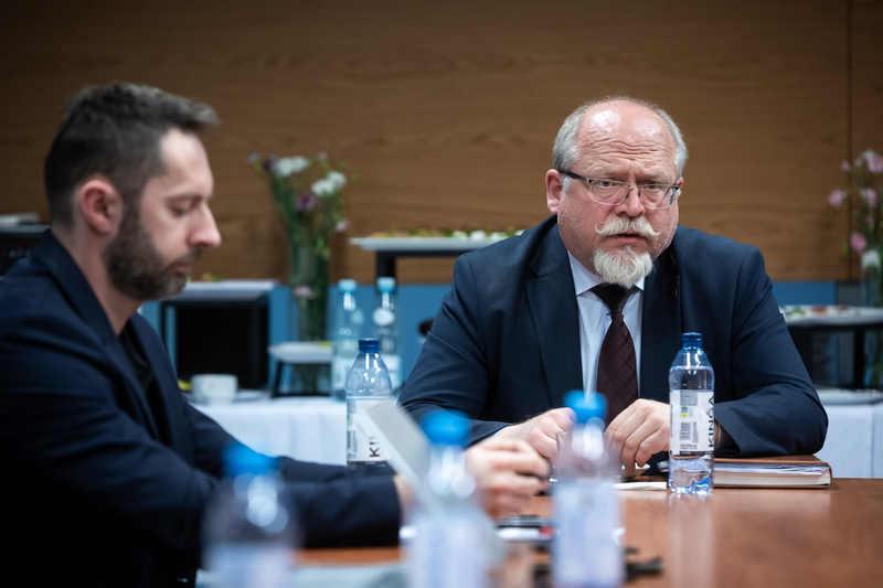 Albanian delegation's study visit at the IPN, 13-14 May 2025; photo: S. Kasper (IPN)