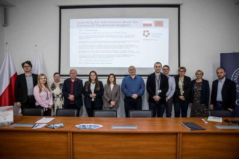 Albanian delegation's study visit at the IPN Archive,14 May 2025, Photo: Katarzyna Adamów (IPN)