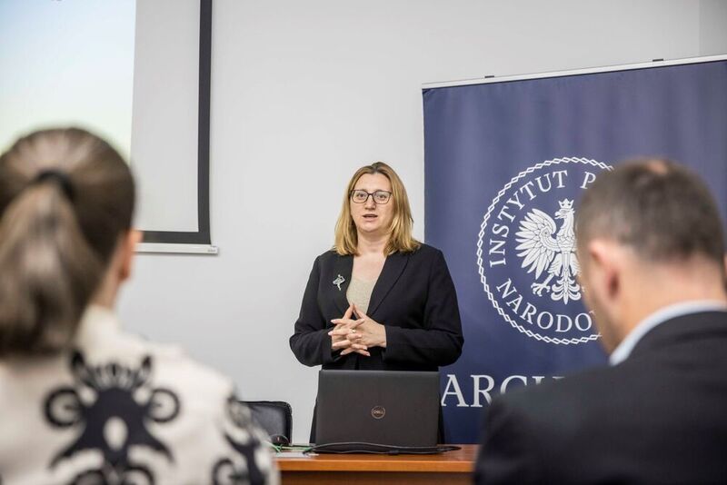 Albanian delegation's study visit at the IPN Archive,14 May 2025, Photo: Katarzyna Adamów (IPN)