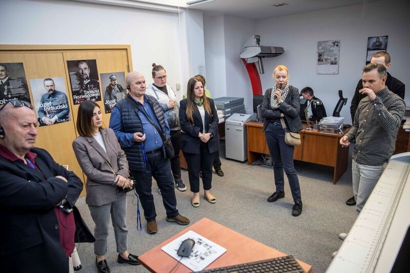 Albanian delegation's study visit at the IPN Archive,14 May 2025, Photo: Katarzyna Adamów (IPN)