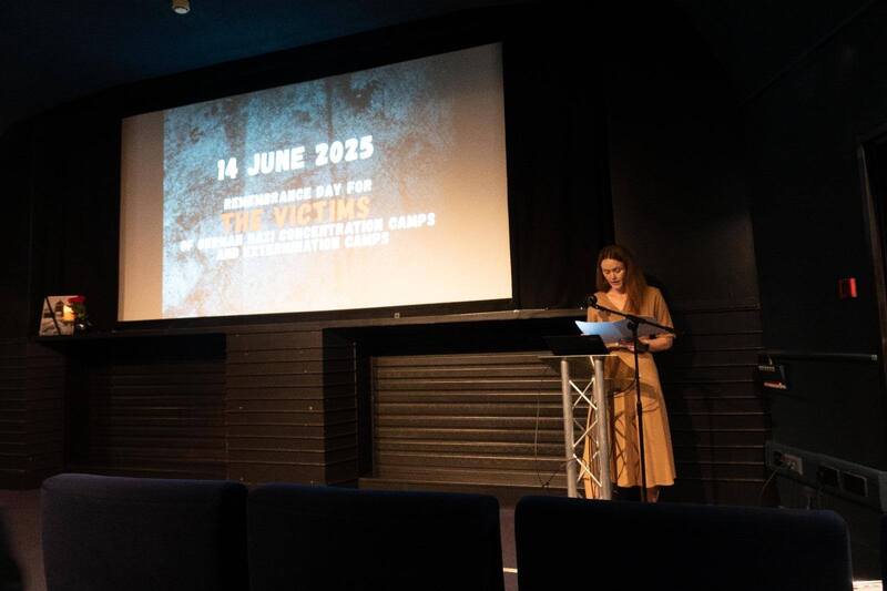 Celebrations of the National Day of Remembrance for Victims of the German Nazi Concentration Camps – Sheffield, 14 June 2025; photo: credit to Green Light Family Support