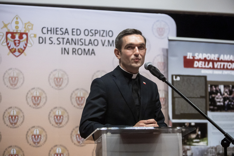 Administrator of the Church and Hospice of St. Stanislaus in Rome, Fr. Tomasz Jarosz