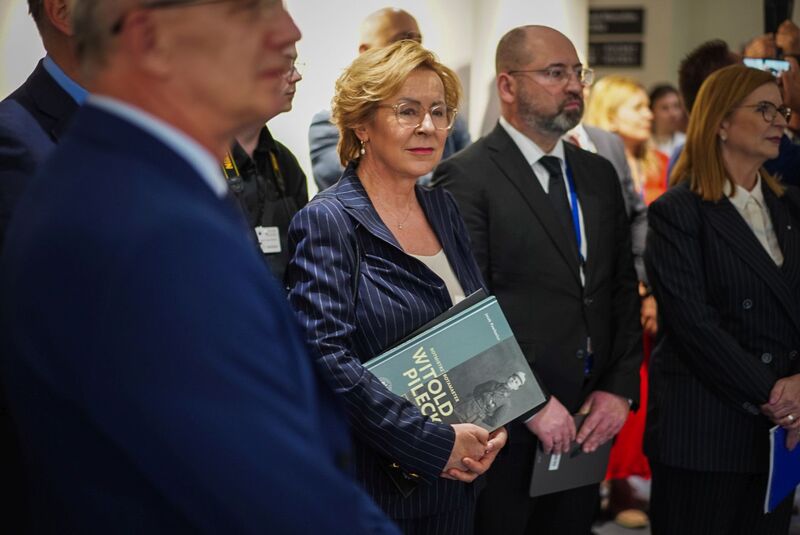 Unveiling of a plaque commemorating Captain Witold Pilecki in the European Parliament, 24 June 2025; photo: M. Niegowski (IPN)